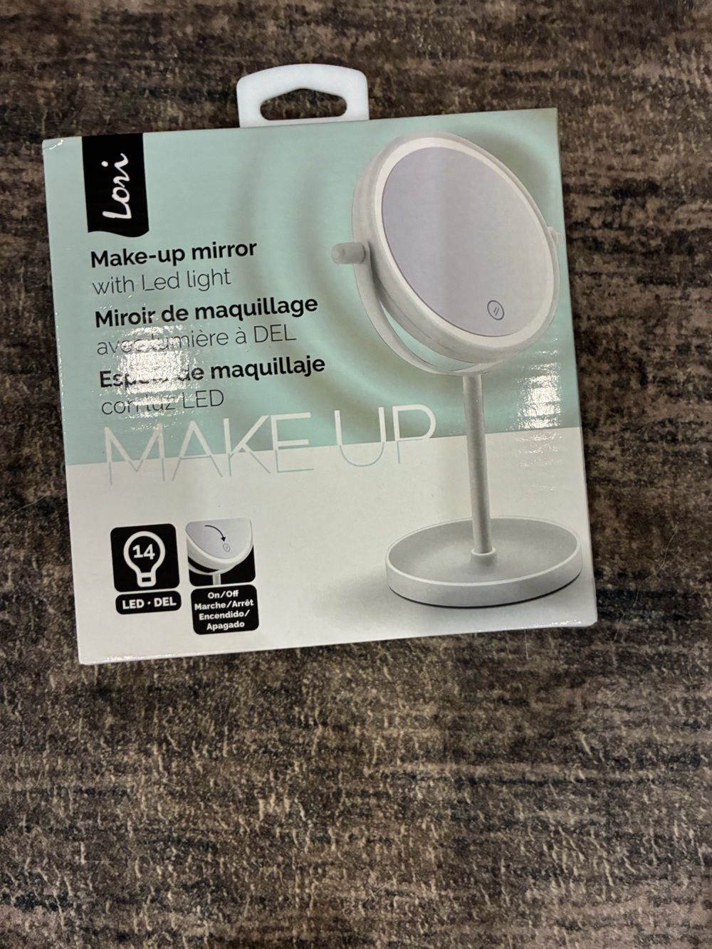Make-Up LED Lighted Mirror in White - Brand Unspecified